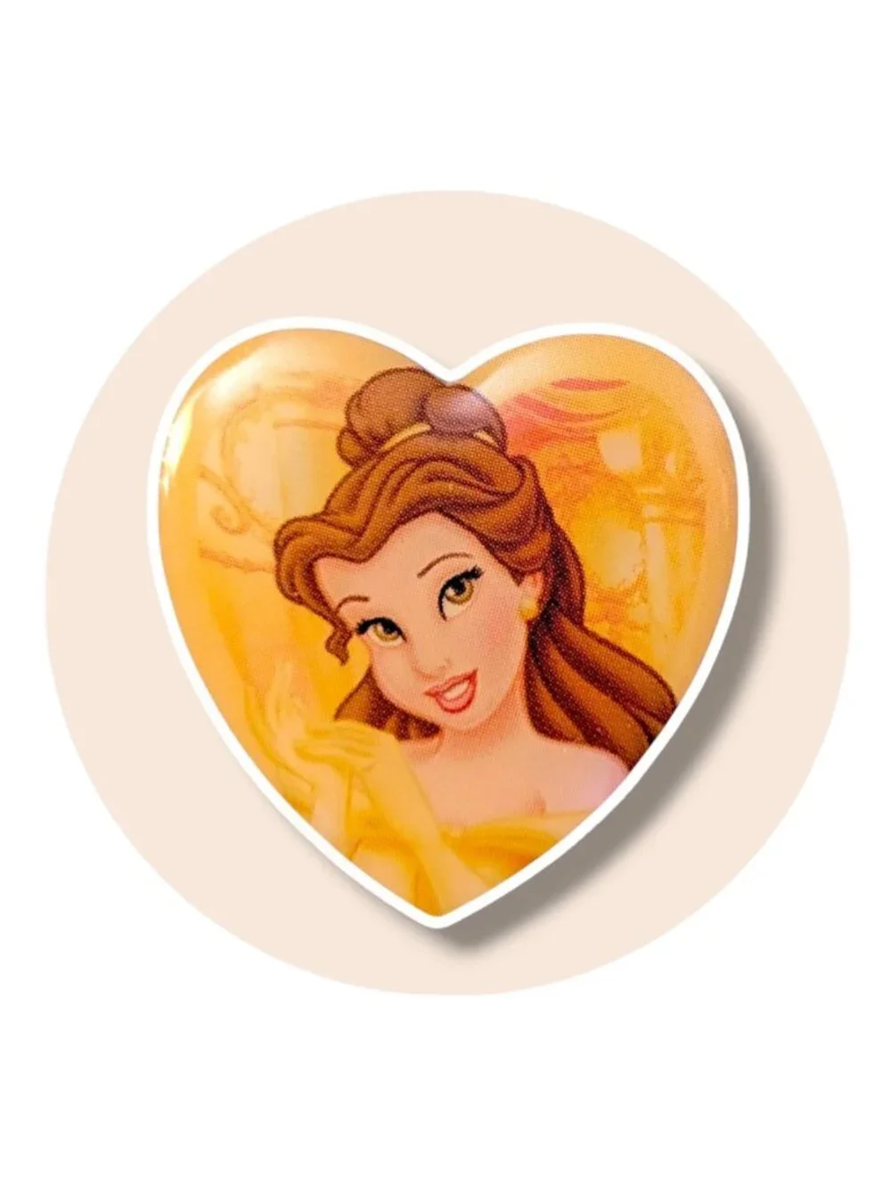 Beauty and the Beast Disney Carrefour Pin: Belle Princess Heart